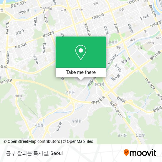 공부 잘되는 독서실 map