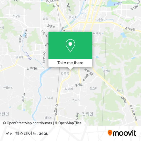 오산 힐스테이트 map