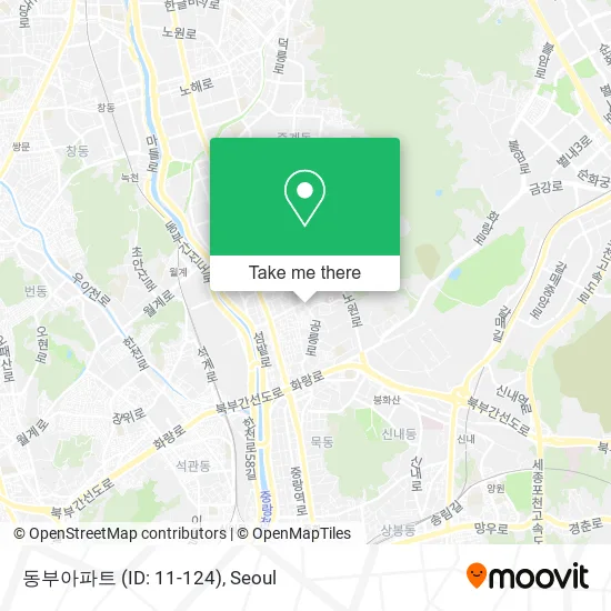 동부아파트 (ID: 11-124) map
