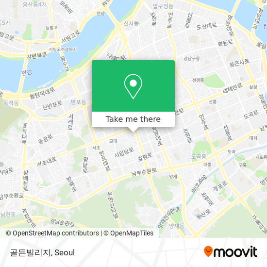 골든빌리지 map