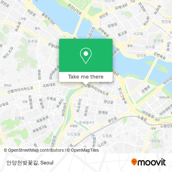 안양천벚꽃길 map