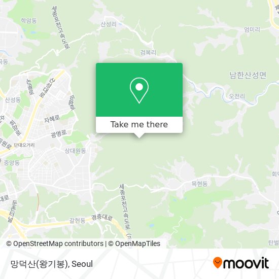 망덕산(왕기봉) map