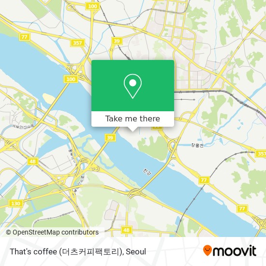 That's coffee (더츠커피팩토리) map