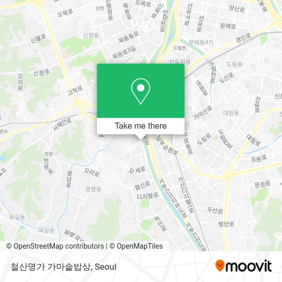 철산명가 가마솥밥상 map