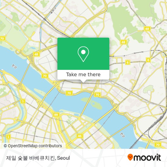 제일 숯불 바베큐치킨 map