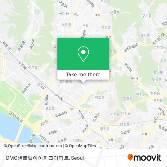 DMC센트럴아이파크아파트 map