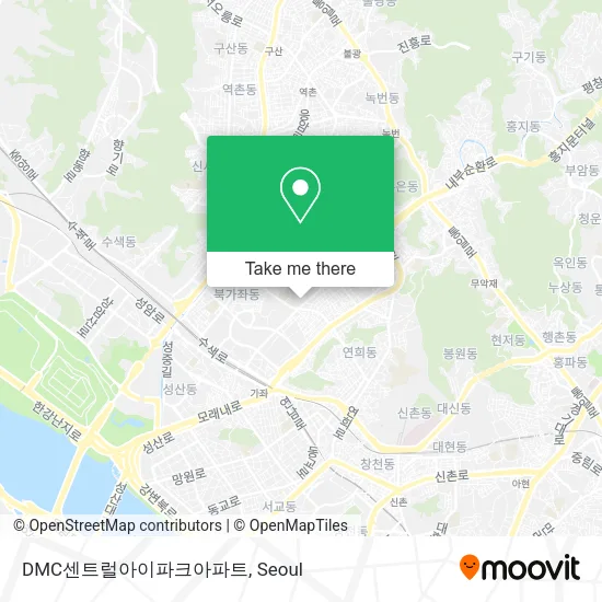 DMC센트럴아이파크아파트 map