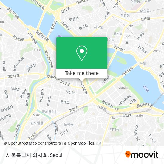 서울특별시 의사회 map