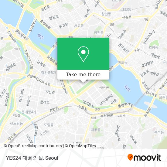 YES24 대회의실 map