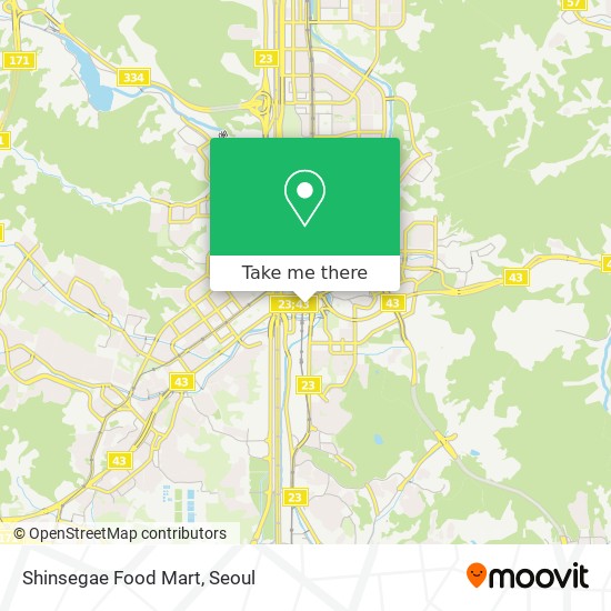 Shinsegae Food Mart map