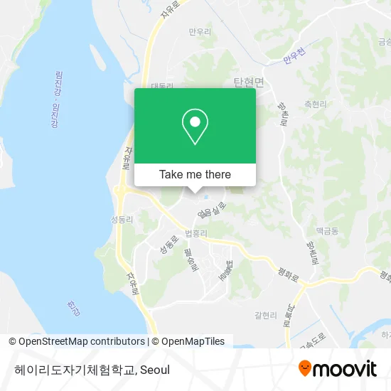 헤이리도자기체험학교 map