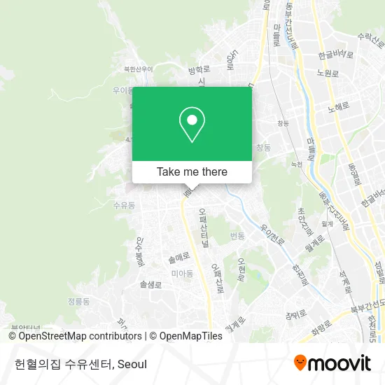 헌혈의집 수유센터 map