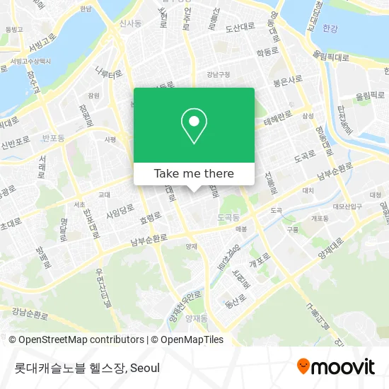 롯대캐슬노블 헬스장 map