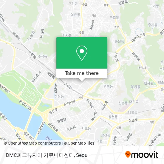 DMC파크뷰자이 커뮤니티센터 map