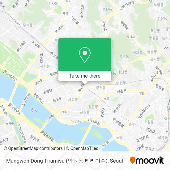 Mangwon Dong Tiramisu (망원동 티라미수) map