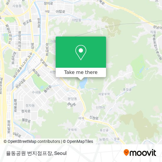 율동공원 번지점프장 map