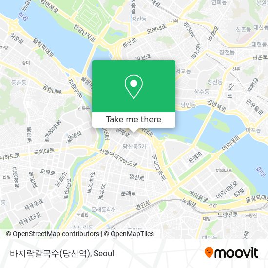 바지락칼국수(당산역) map