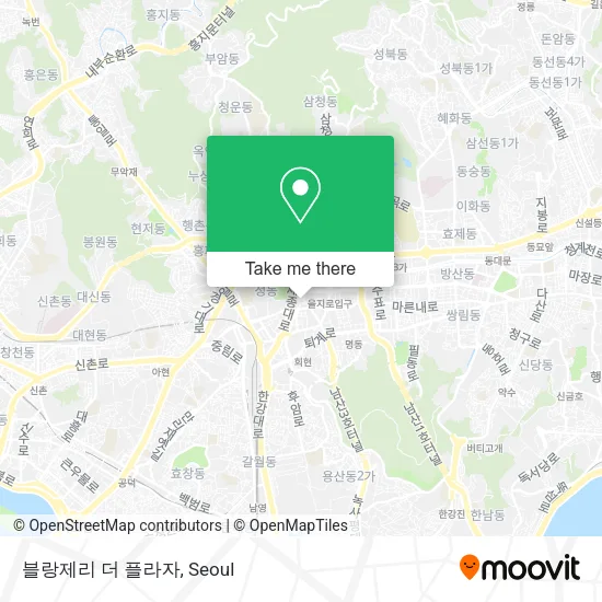 블랑제리 더 플라자 map