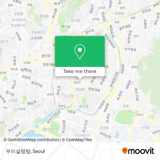 우미설렁탕 map