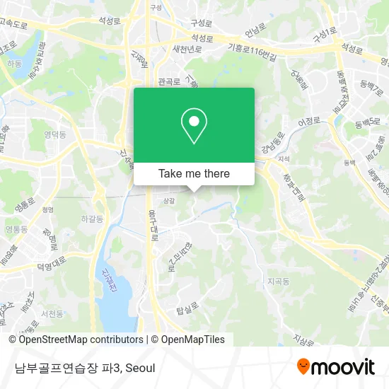 남부골프연습장 파3 map