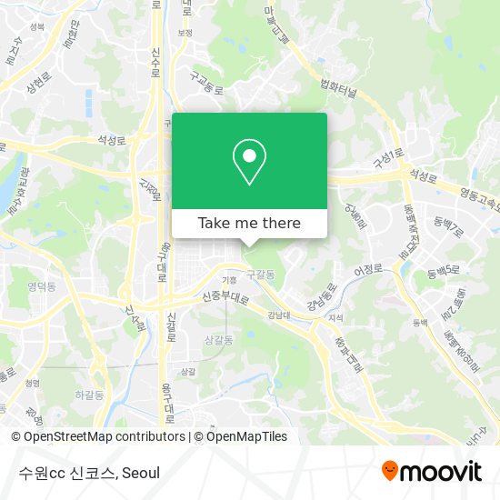 수원cc  신코스 map