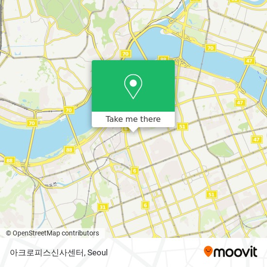 아크로피스신사센터 map