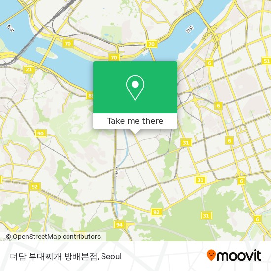 더담 부대찌개 방배본점 map