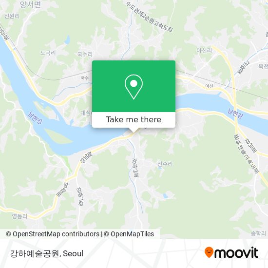 강하예술공원 map