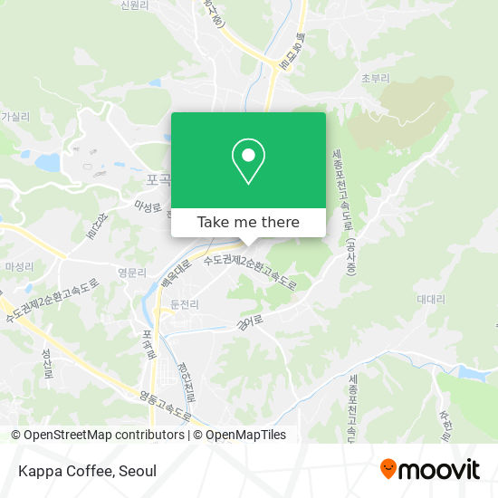Kappa Coffee map