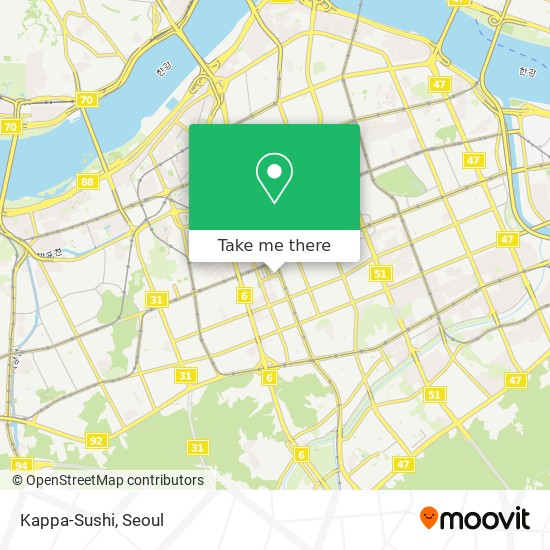 Kappa-Sushi map
