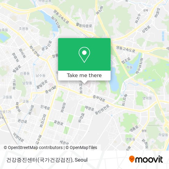 건강증진센터(국가건강검진) map