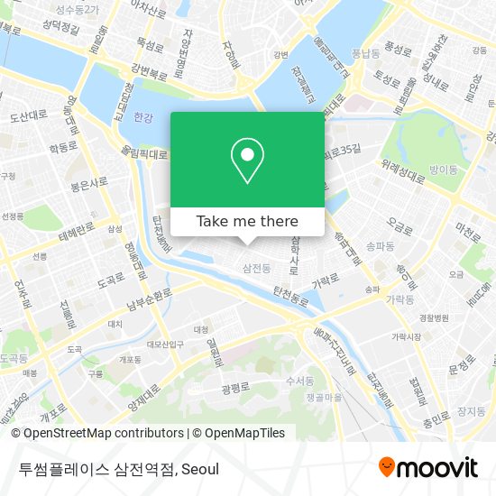 투썸플레이스 삼전역점 map