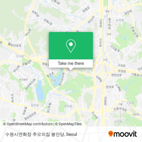 수원시연화장 추모의집 봉안당 map