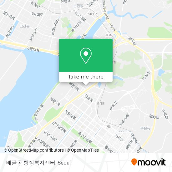 배곧동 행정복지센터 map