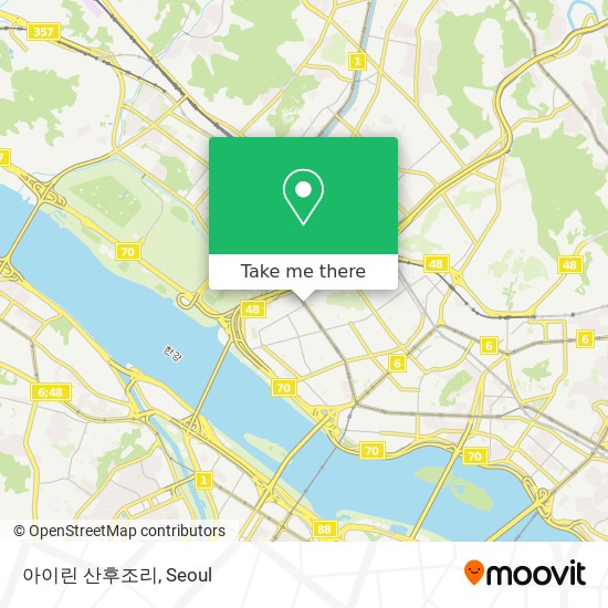 아이린 산후조리 map