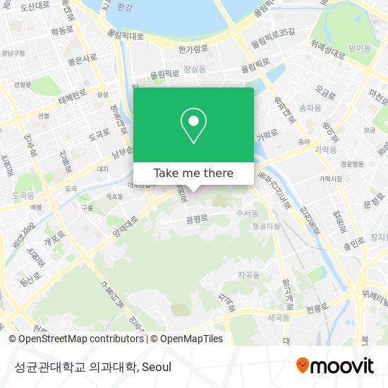 성균관대학교 의과대학 map