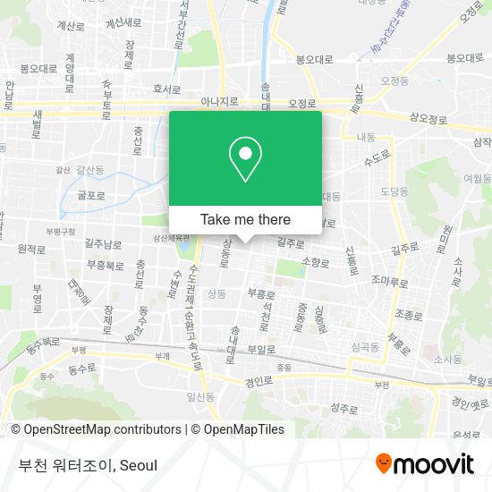부천 워터조이 map