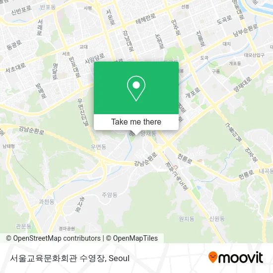 서울교육문화회관 수영장 map