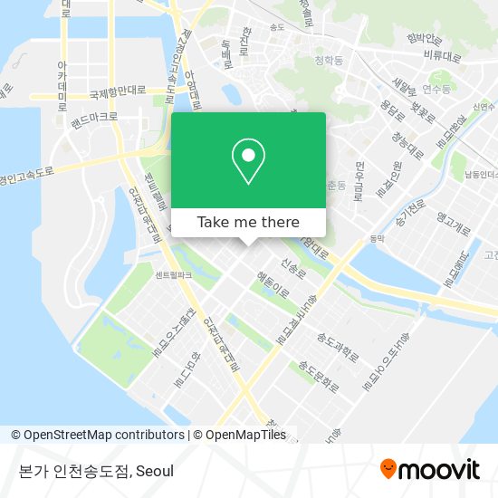 본가 인천송도점 map