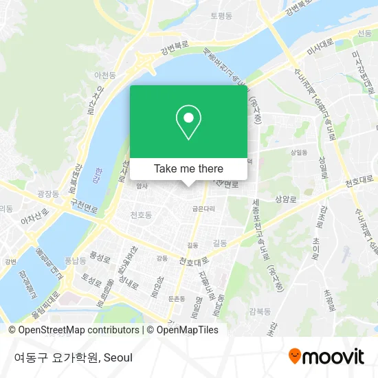 여동구 요가학원 map
