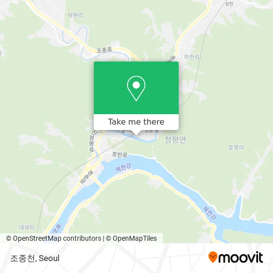 조종천 map