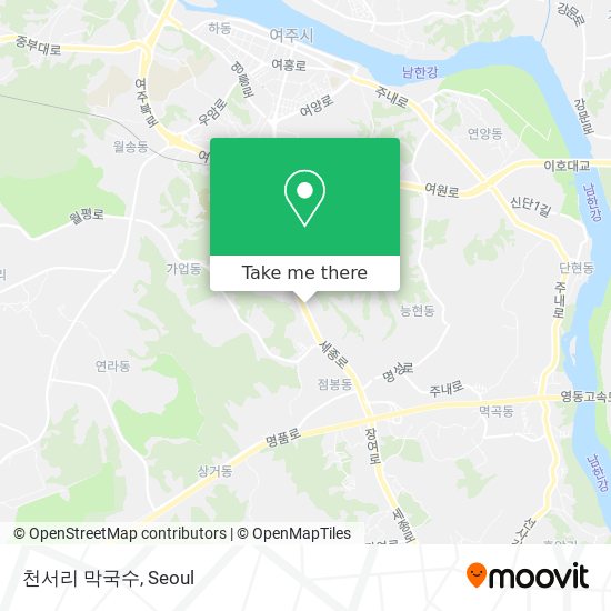 천서리 막국수 map