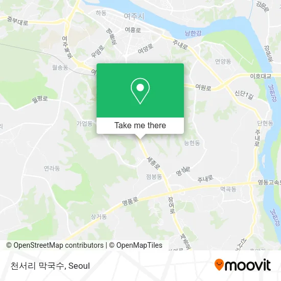 천서리 막국수 map