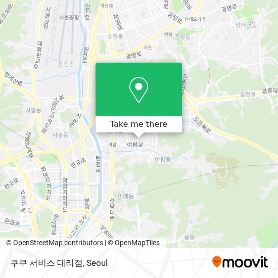 쿠쿠 서비스 대리점 map