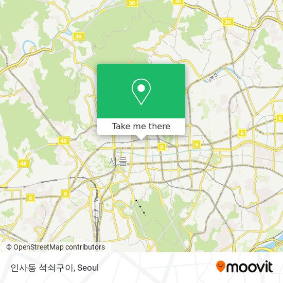 인사동 석쇠구이 map