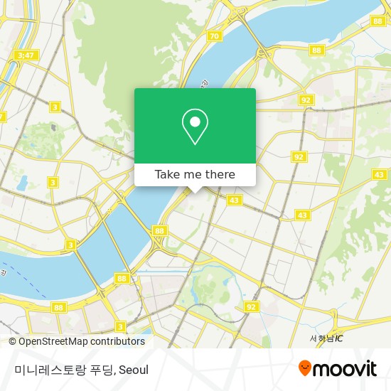 미니레스토랑 푸딩 map