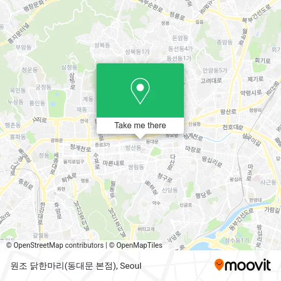 원조 닭한마리(동대문 본점) map