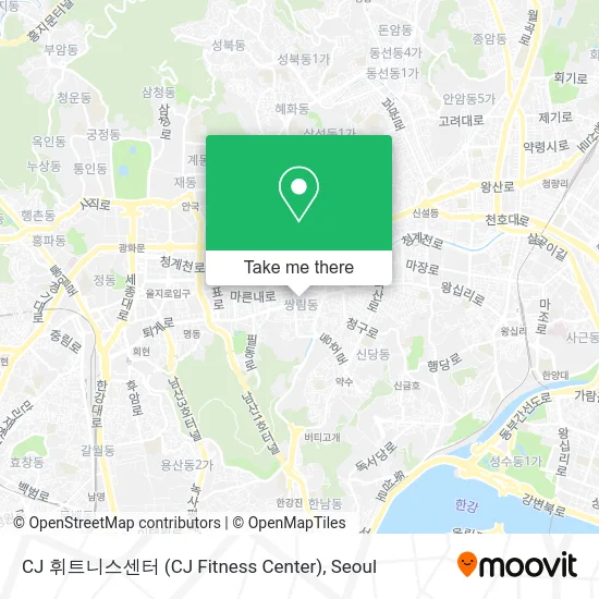 CJ 휘트니스센터 (CJ Fitness Center) map