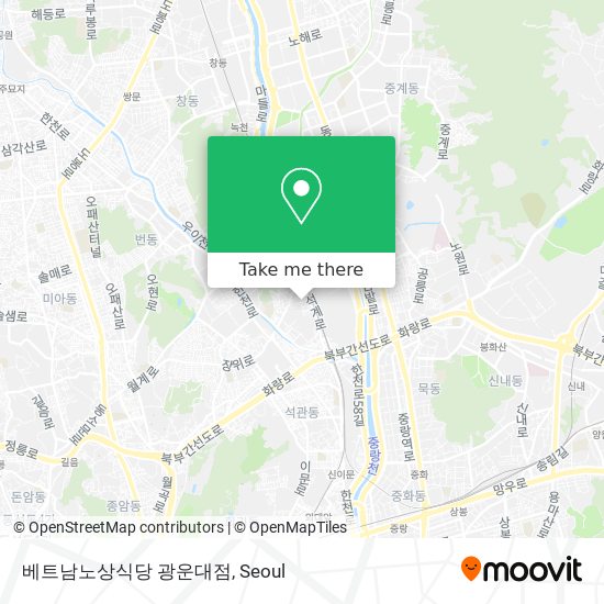 베트남노상식당 광운대점 map