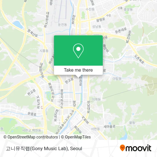 고니뮤직랩(Gony Music Lab) map
